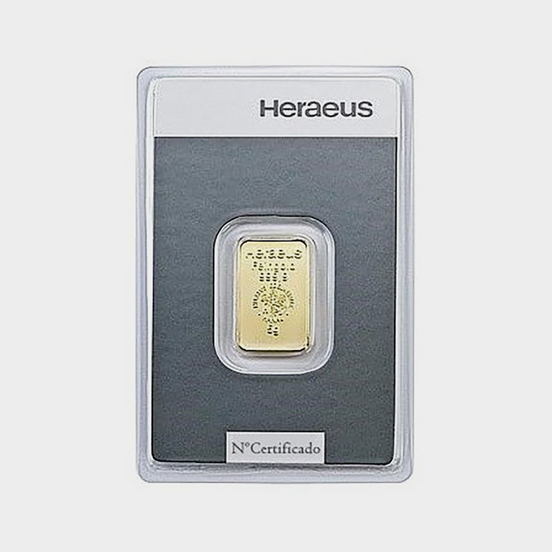 Comprar Lingote Oro 5 gramos Heraeus